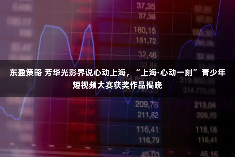东盈策略 芳华光影界说心动上海，“上海·心动一刻” 青少年短视频大赛获奖作品揭晓