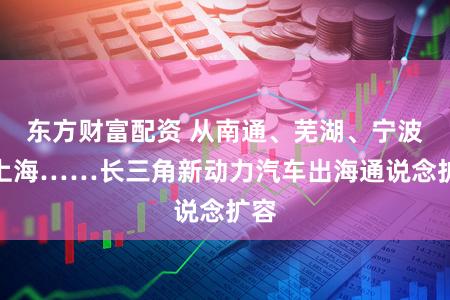 东方财富配资 从南通、芜湖、宁波到上海……长三角新动力汽车出海通说念扩容